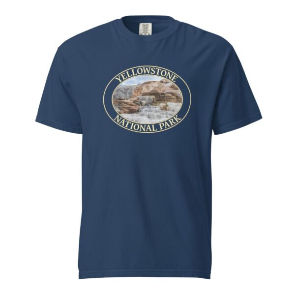 Mammoth Hot Springs T-Shirt – Yellowstone National Park Scenic Tee (Front Print, Transparent Graphic) - Image 6