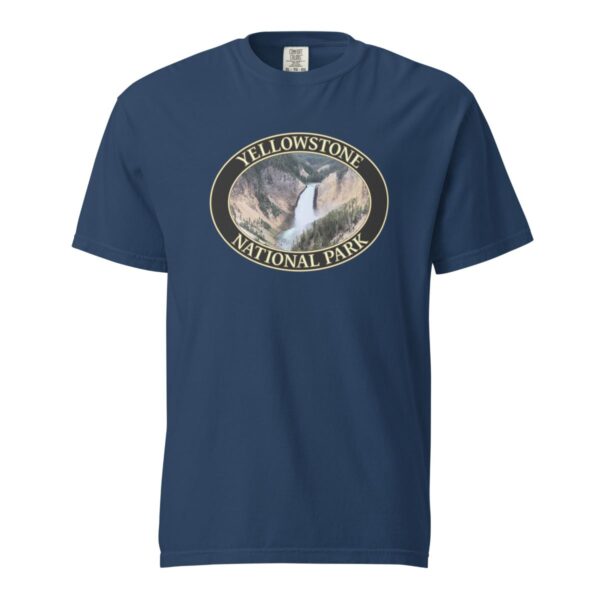 Lower Yellowstone Falls T-Shirt – Yellowstone National Park Scenic Tee (Front Print, Black Graphic) - Image 6