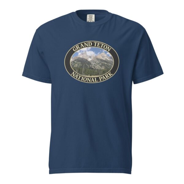 Grand Teton Mountains T-Shirt – Grand Teton National Park Scenic Tee (Front Print, Black Graphic) - Image 6