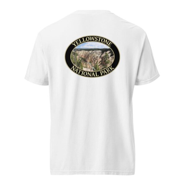 Grand Canyon of the Yellowstone T-Shirt – Yellowstone National Park Scenic Tee (Back Print, Black Graphic) - Image 8