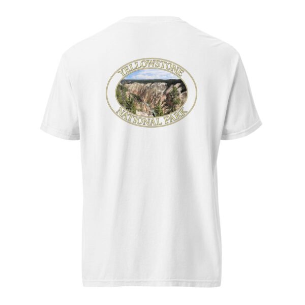 Grand Canyon of the Yellowstone T-Shirt – Yellowstone National Park Scenic Tee (Back Print, Transparent Graphic) - Image 8