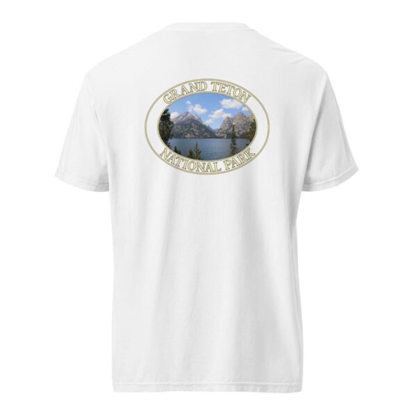 Jenny Lake T-Shirt – Grand Teton National Park Scenic Tee (Back Print, Transparent Graphic) - Image 8