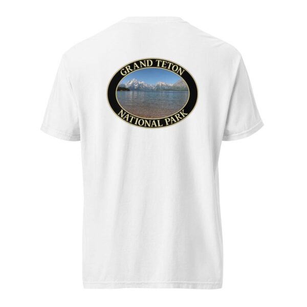 Jackson Lake T-Shirt – Grand Teton National Park Scenic Tee (Back Print, Black Graphic) - Image 8