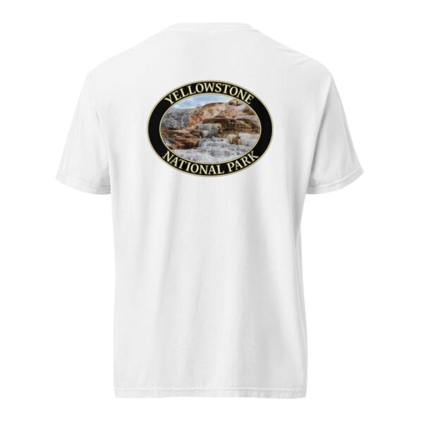 Mammoth Hot Springs T-Shirt – Yellowstone National Park Scenic Tee (Back Print, Black Graphic) - Image 8