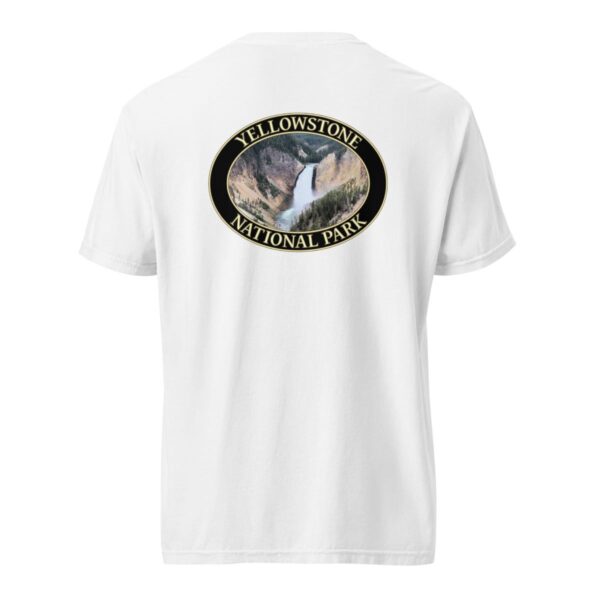 Lower Yellowstone Falls T-Shirt – Yellowstone National Park Scenic Tee (Back Print, Black Graphic) - Image 8