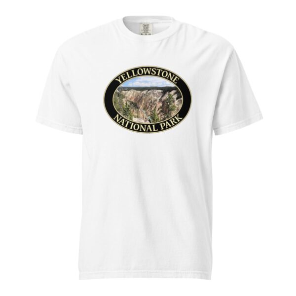 Grand Canyon of the Yellowstone T-Shirt – Yellowstone National Park Scenic Tee (Front Print, Black Graphic) - Image 7