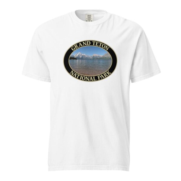 Jackson Lake T-Shirt – Grand Teton National Park Scenic Tee (Front Print, Black Graphic) - Image 7