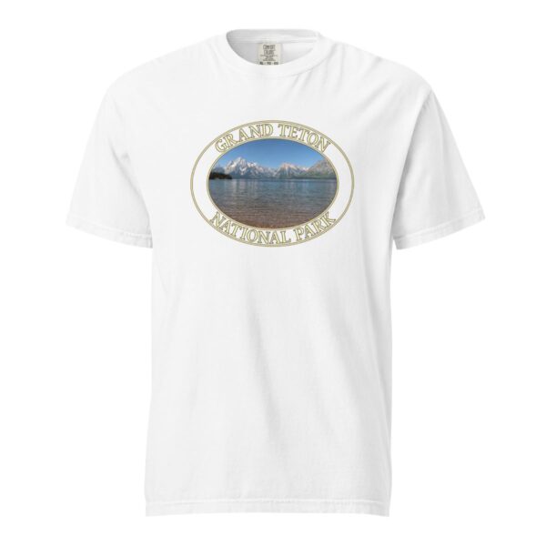 Jackson Lake T-Shirt – Grand Teton National Park Scenic Tee (Front Print, Transparent Graphic) - Image 7