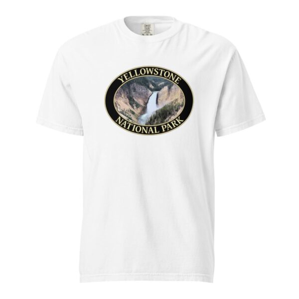 Lower Yellowstone Falls T-Shirt – Yellowstone National Park Scenic Tee (Front Print, Black Graphic) - Image 7