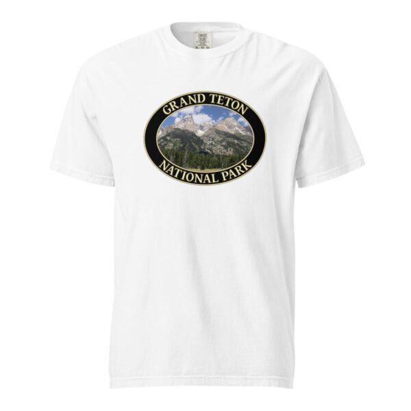 Grand Teton Mountains T-Shirt – Grand Teton National Park Scenic Tee (Front Print, Black Graphic) - Image 7