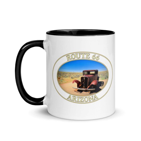 Route 66 Arizona – Antique Car Coffee Mug – 11oz & 15oz – Nostalgic Road Trip Gift - Image 17