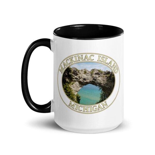 Arch Rock Mackinac Island Michigan Coffee Mug – 11oz & 15oz – Scenic Great Lakes Gift - Image 16