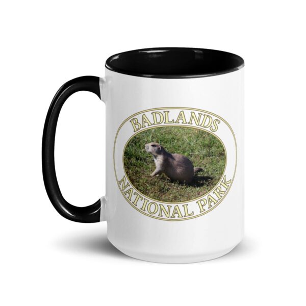 Prairie Dog at Badlands National Park Coffee Mug – 11oz & 15oz – Wildlife Scenic Gift - Image 16