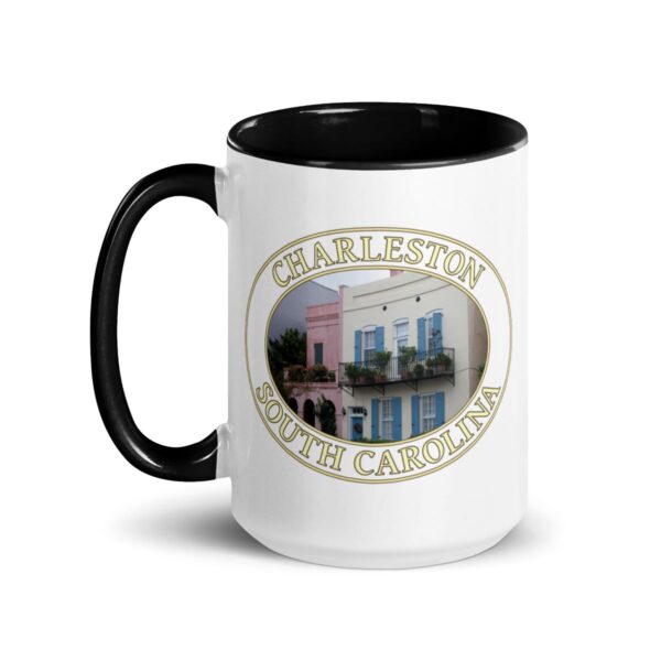 Rainbow Row Charleston Coffee Mug – 11oz & 15oz – South Carolina Landmark Gift - Image 16