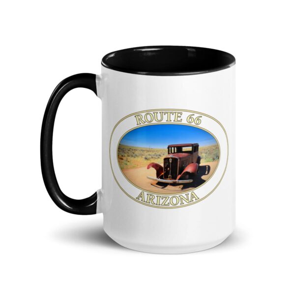 Route 66 Arizona – Antique Car Coffee Mug – 11oz & 15oz – Nostalgic Road Trip Gift - Image 16