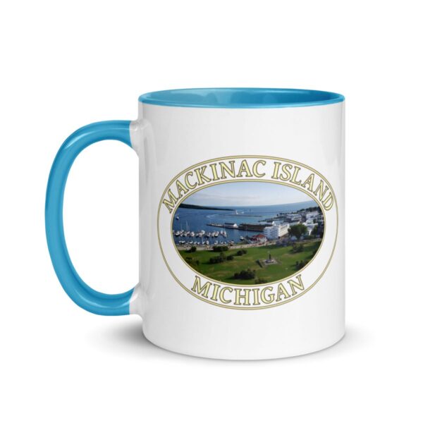 Harbor and Downtown Mackinac Island Michigan Coffee Mug – 11oz & 15oz – Scenic Great Lakes Gift - Image 15