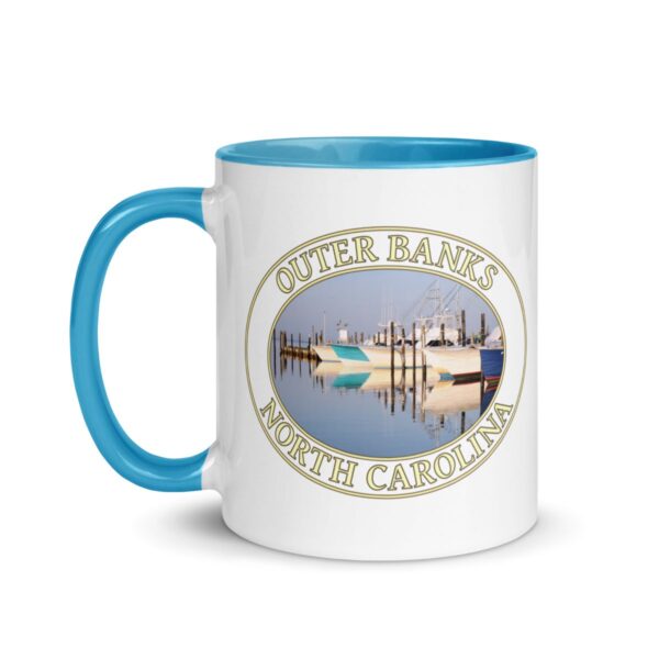 Fishing Boats at Oregon Inlet Coffee Mug – 11oz & 15oz – Outer Banks, North Carolina Gift - Image 15