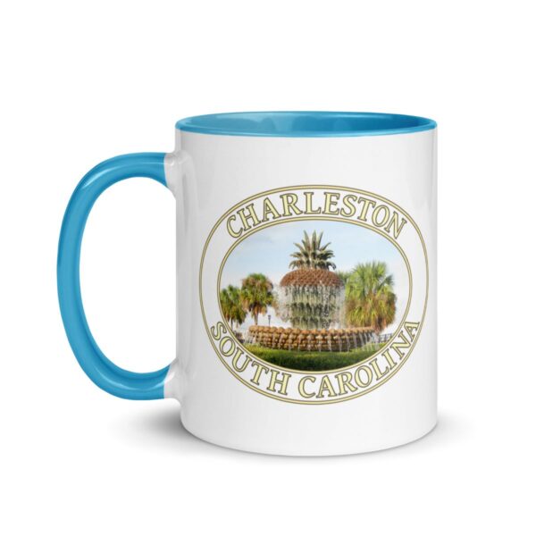 Charleston Pineapple Fountain Coffee Mug – 11oz & 15oz – South Carolina Gift - Image 15