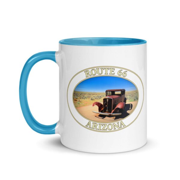 Route 66 Arizona – Antique Car Coffee Mug – 11oz & 15oz – Nostalgic Road Trip Gift - Image 15