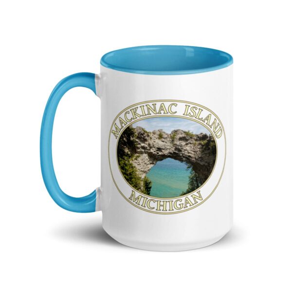 Arch Rock Mackinac Island Michigan Coffee Mug – 11oz & 15oz – Scenic Great Lakes Gift - Image 14