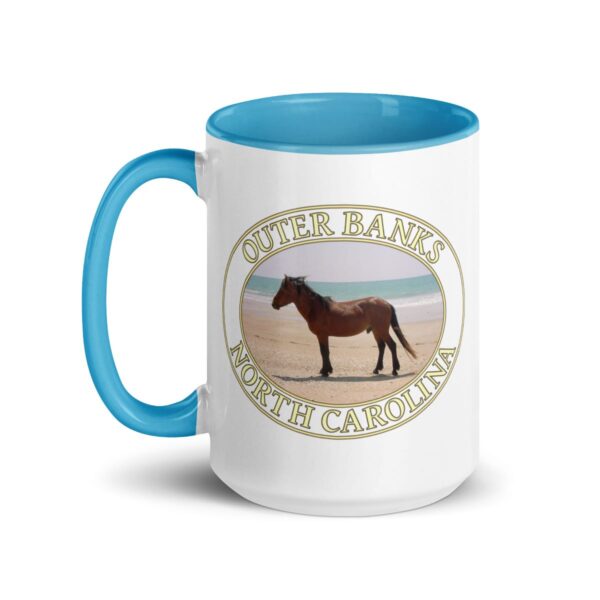 Outer Banks Wild Horse Coffee Mug – 11oz & 15oz – North Carolina Beach Gift - Image 14