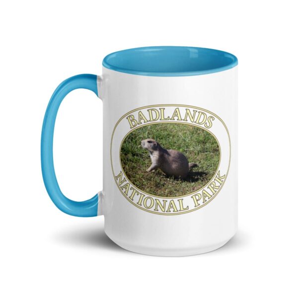 Prairie Dog at Badlands National Park Coffee Mug – 11oz & 15oz – Wildlife Scenic Gift - Image 14