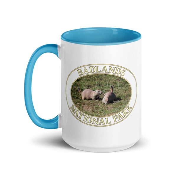 Prairie Dog Couple at Badlands National Park Coffee Mug – 11oz & 15oz – Wildlife Scenic Gift - Image 14