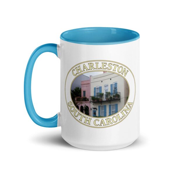 Rainbow Row Charleston Coffee Mug – 11oz & 15oz – South Carolina Landmark Gift - Image 14