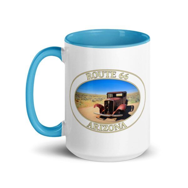 Route 66 Arizona – Antique Car Coffee Mug – 11oz & 15oz – Nostalgic Road Trip Gift - Image 14