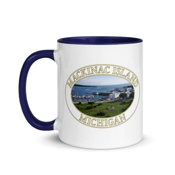 Harbor and Downtown Mackinac Island Michigan Coffee Mug – 11oz & 15oz – Scenic Great Lakes Gift - Image 13