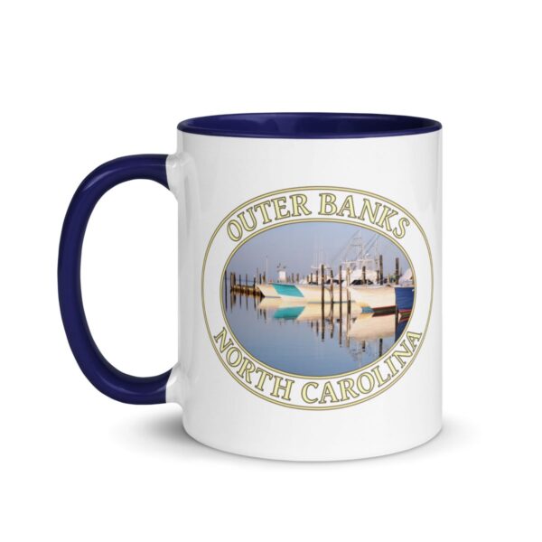 Fishing Boats at Oregon Inlet Coffee Mug – 11oz & 15oz – Outer Banks, North Carolina Gift - Image 13