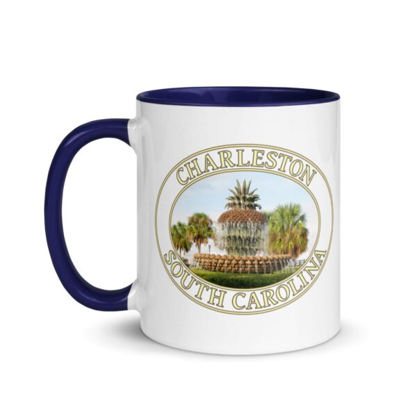 Charleston Pineapple Fountain Coffee Mug – 11oz & 15oz – South Carolina Gift - Image 13