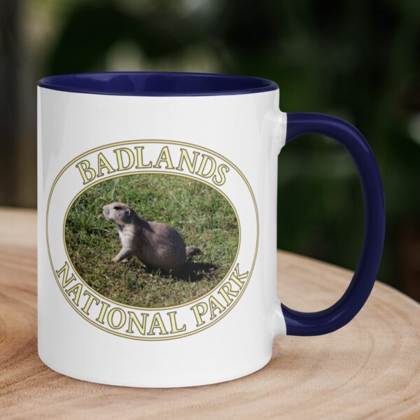 Prairie Dog at Badlands National Park coffee mug featuring South Dakota wildlife.