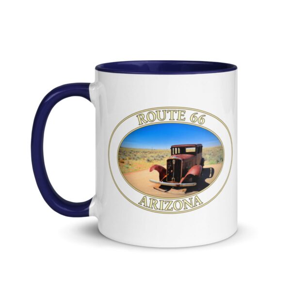 Route 66 Arizona – Antique Car Coffee Mug – 11oz & 15oz – Nostalgic Road Trip Gift - Image 13