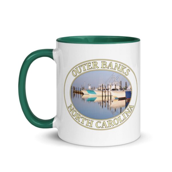 Fishing Boats at Oregon Inlet Coffee Mug – 11oz & 15oz – Outer Banks, North Carolina Gift - Image 12