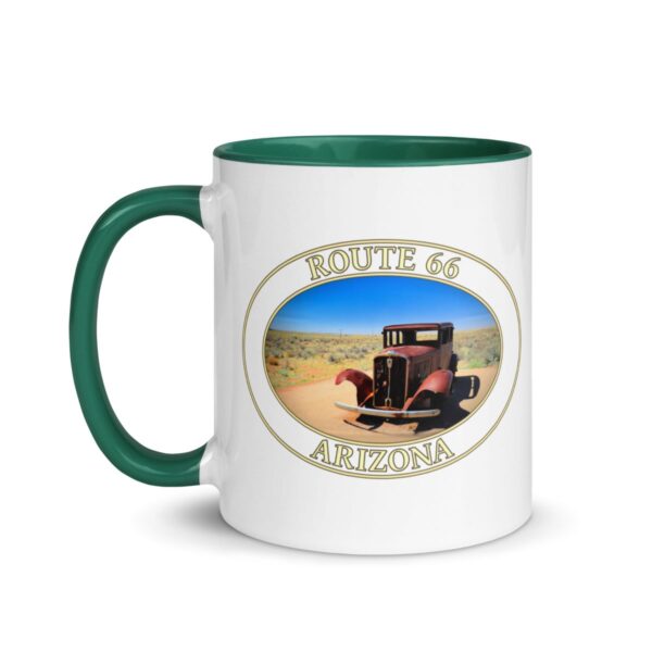 Route 66 Arizona – Antique Car Coffee Mug – 11oz & 15oz – Nostalgic Road Trip Gift - Image 12