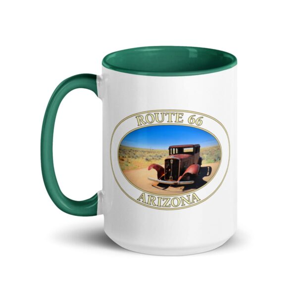 Route 66 Arizona – Antique Car Coffee Mug – 11oz & 15oz – Nostalgic Road Trip Gift - Image 11