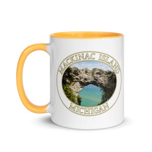 Arch Rock Mackinac Island Michigan Coffee Mug – 11oz & 15oz – Scenic Great Lakes Gift - Image 10