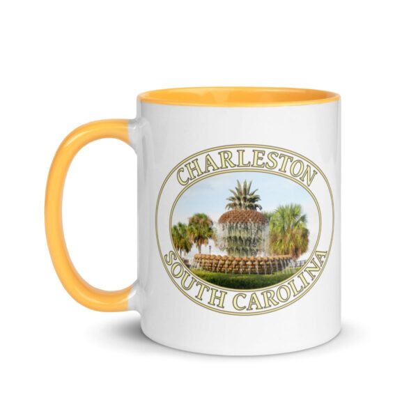 Charleston Pineapple Fountain Coffee Mug – 11oz & 15oz – South Carolina Gift - Image 10