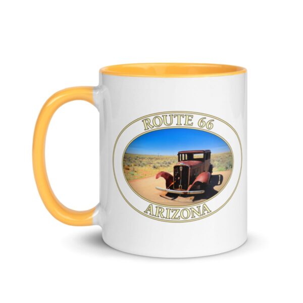 Route 66 Arizona – Antique Car Coffee Mug – 11oz & 15oz – Nostalgic Road Trip Gift - Image 10