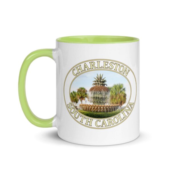 Charleston Pineapple Fountain Coffee Mug – 11oz & 15oz – South Carolina Gift - Image 9