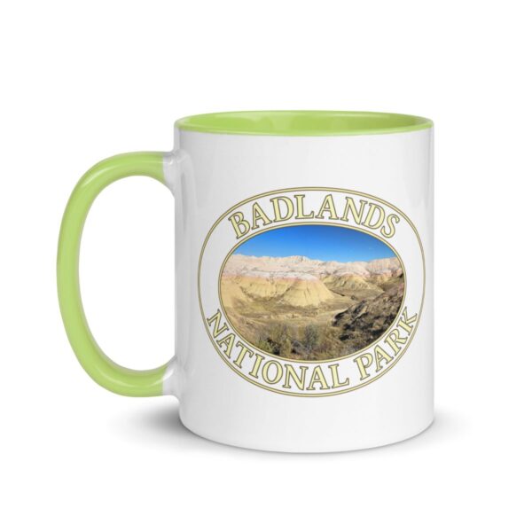 Yellow Mounds at Badlands National Park Coffee Mug – 11oz & 15oz – Scenic Landscape Gift - Image 9