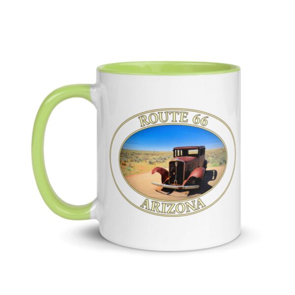 Route 66 Arizona – Antique Car Coffee Mug – 11oz & 15oz – Nostalgic Road Trip Gift - Image 9