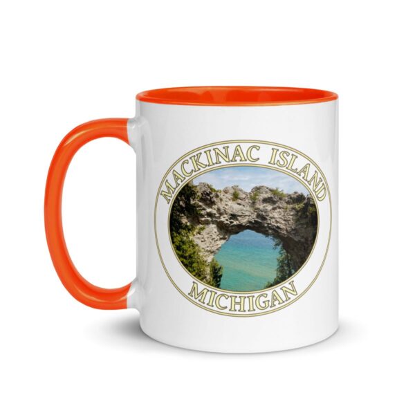 Arch Rock Mackinac Island Michigan Coffee Mug – 11oz & 15oz – Scenic Great Lakes Gift - Image 8