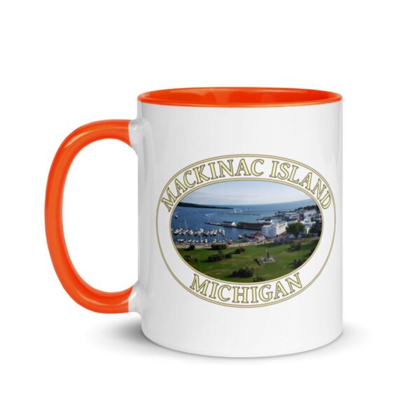 Harbor and Downtown Mackinac Island Michigan Coffee Mug – 11oz & 15oz – Scenic Great Lakes Gift - Image 8