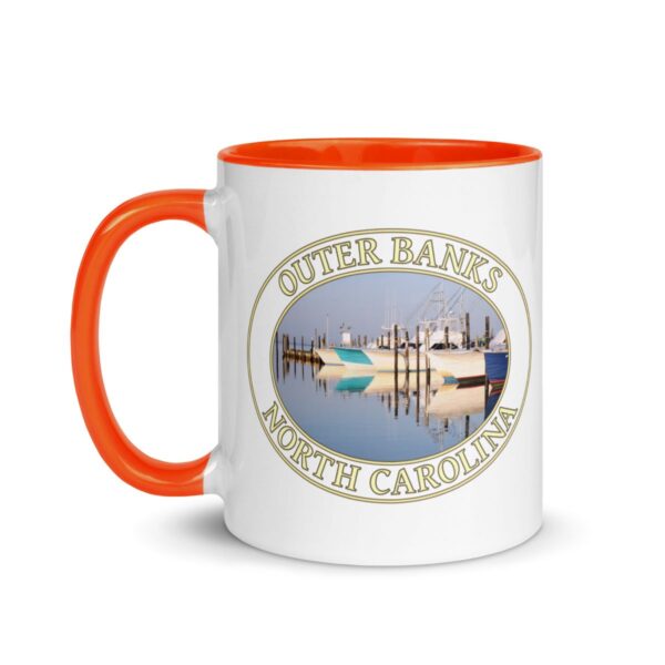 Fishing Boats at Oregon Inlet Coffee Mug – 11oz & 15oz – Outer Banks, North Carolina Gift - Image 8