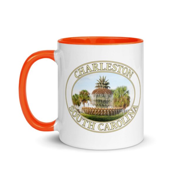 Charleston Pineapple Fountain Coffee Mug – 11oz & 15oz – South Carolina Gift - Image 8