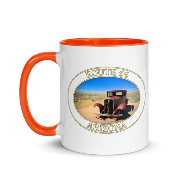 Route 66 Arizona – Antique Car Coffee Mug – 11oz & 15oz – Nostalgic Road Trip Gift - Image 8