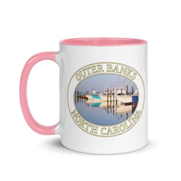 Fishing Boats at Oregon Inlet Coffee Mug – 11oz & 15oz – Outer Banks, North Carolina Gift - Image 7