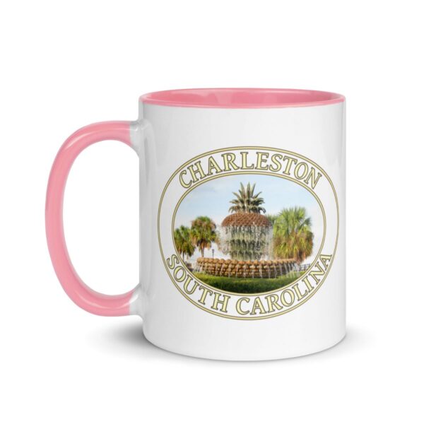 Charleston Pineapple Fountain Coffee Mug – 11oz & 15oz – South Carolina Gift - Image 7